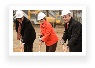 Ground breaking