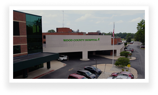Wood County Hospital Entrance